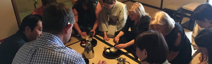 海外のお客様 茶道体験